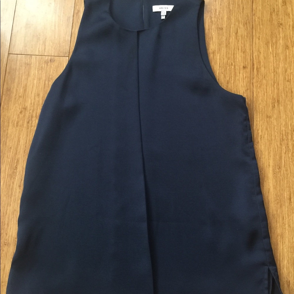NWOT Reiss Navy Blue Top Blouse